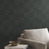 Geo Block Weave Wallpaper Wallpaper York Wallcoverings   