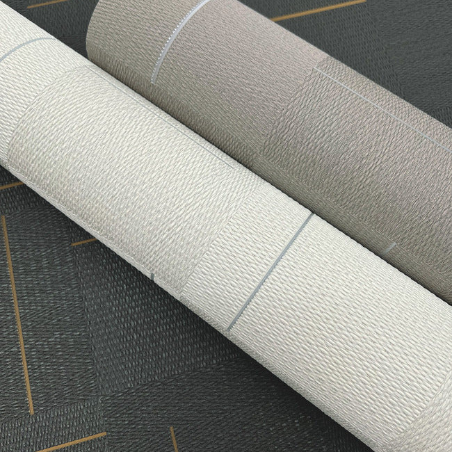 Geo Block Weave Wallpaper Wallpaper York Wallcoverings   