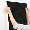 Geo Block Weave Wallpaper Wallpaper York Wallcoverings   