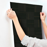 Geo Block Weave Wallpaper Wallpaper York Wallcoverings   