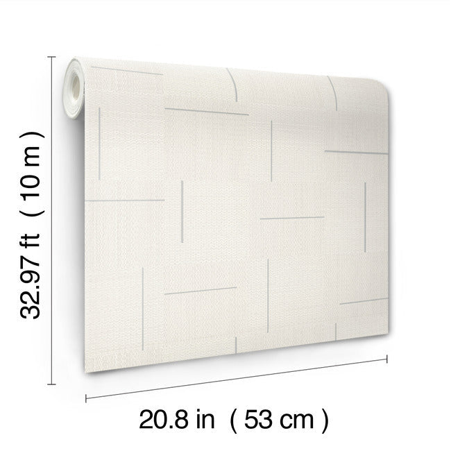 Geo Block Weave Wallpaper Wallpaper York Wallcoverings   