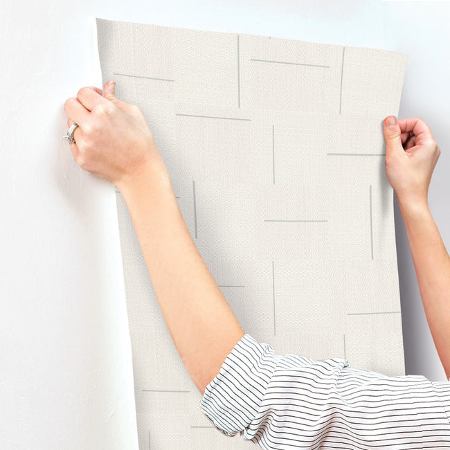 Geo Block Weave Wallpaper Wallpaper York Wallcoverings   