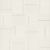 Geo Block Weave Wallpaper Wallpaper York Wallcoverings Double Roll Ivory 