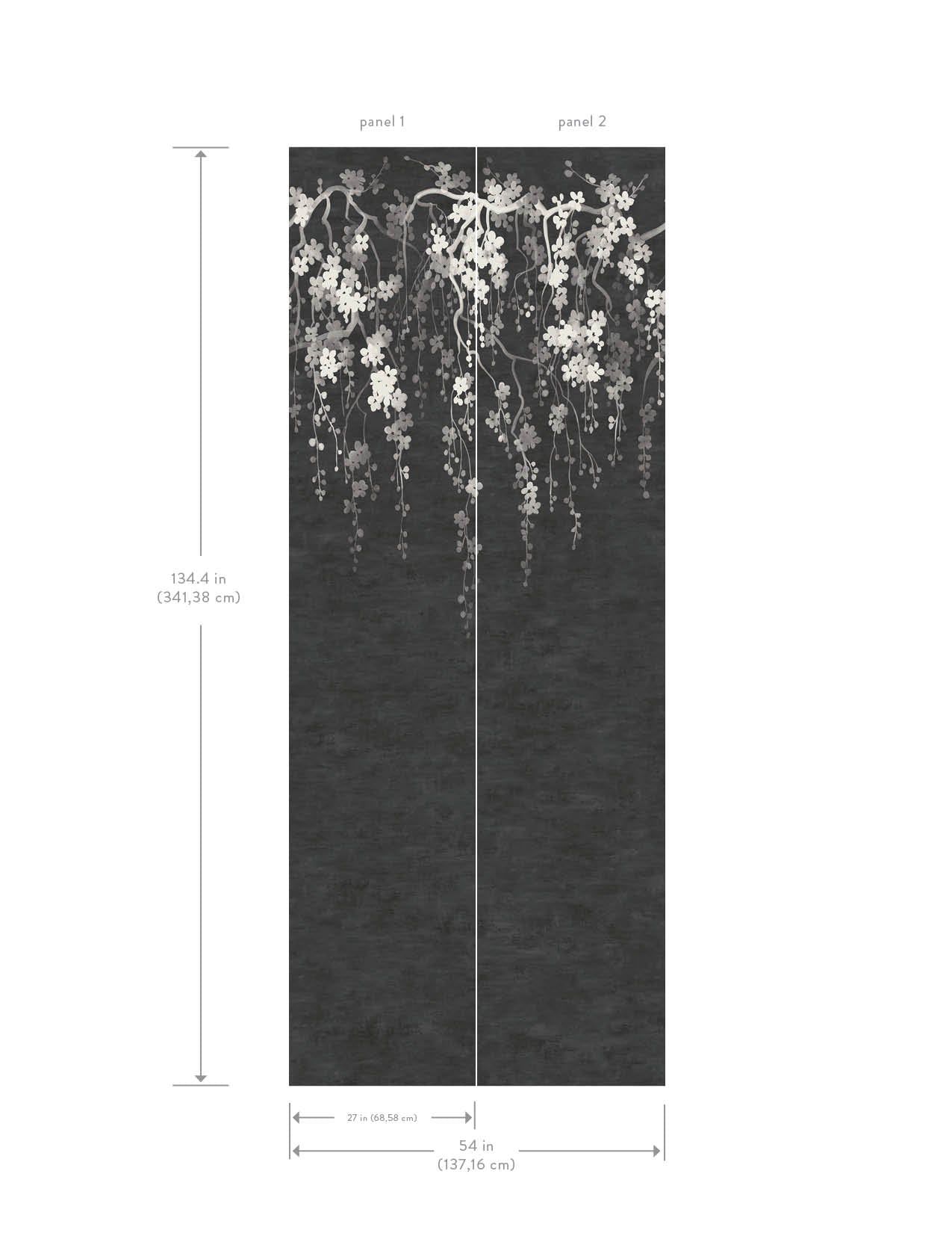 Sakura Blooms Wall Mural Wall Mural Ronald Redding