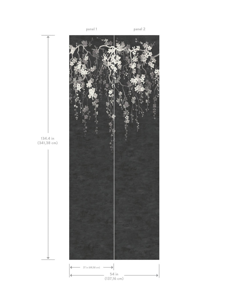 Sakura Blooms Wall Mural Wall Mural Ronald Redding