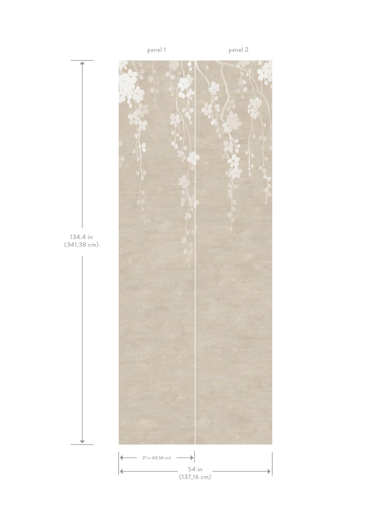 Sakura Blooms Wall Mural Wall Mural Ronald Redding