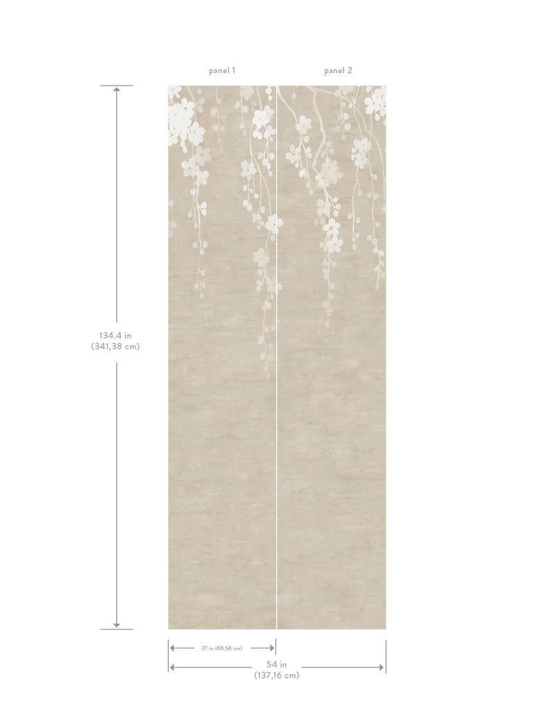 Sakura Blooms Wall Mural Wall Mural Ronald Redding