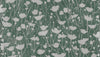 Shimmering Poppies Wallpaper Wallpaper Ronald Redding Yard Green & Silver