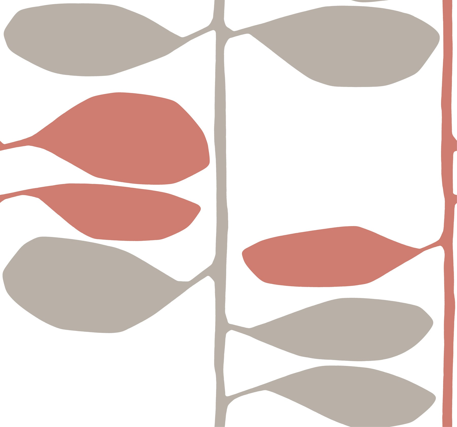 Sculpted Vines Wallpaper Wallpaper York Wallcoverings Roll Vermillion & Graphite