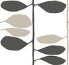 Sculpted Vines Wallpaper Wallpaper York Wallcoverings Roll Carbon & Linen