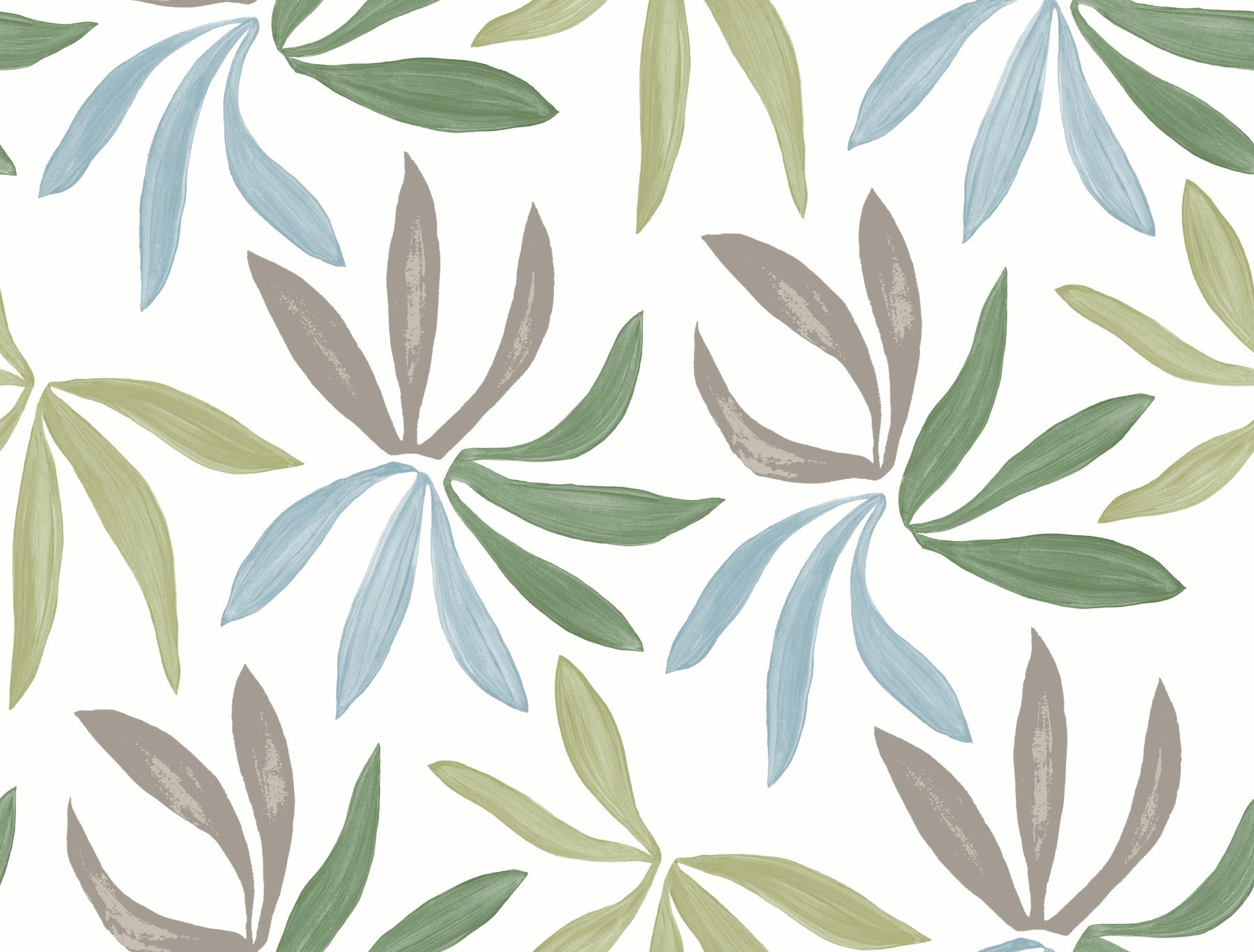 Little Garden Wallpaper Wallpaper York Wallcoverings Roll Alpine & Sky & Silver