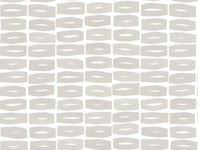Modernist Motif Wallpaper Wallpaper York Wallcoverings Roll Lichen Grey