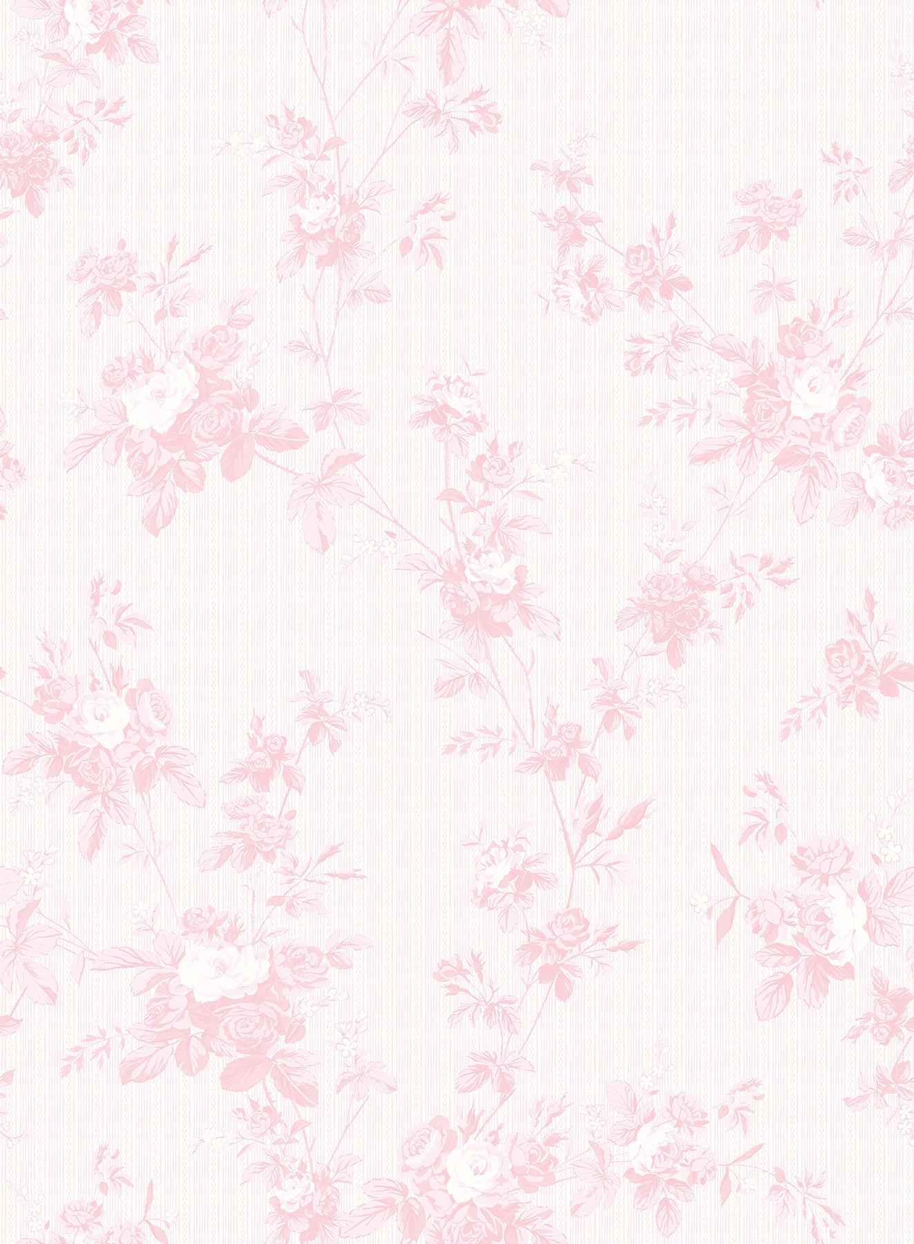 Floral Toile Peel and Stick Mural Peel and Stick Mural 750 Home Mural Blush 