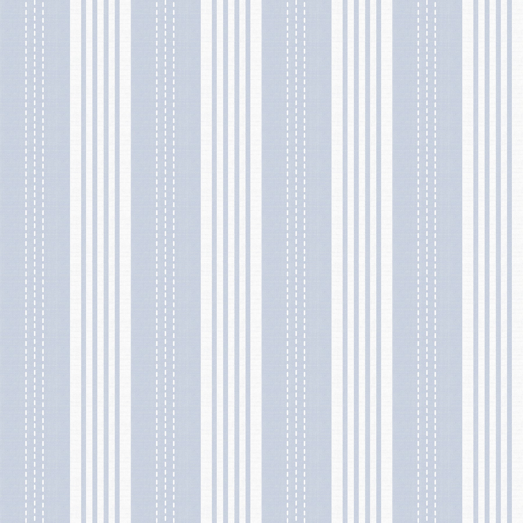 Cottage Stripe Peel and Stick Mural Peel and Stick Mural 750 Home Mural Chambray 