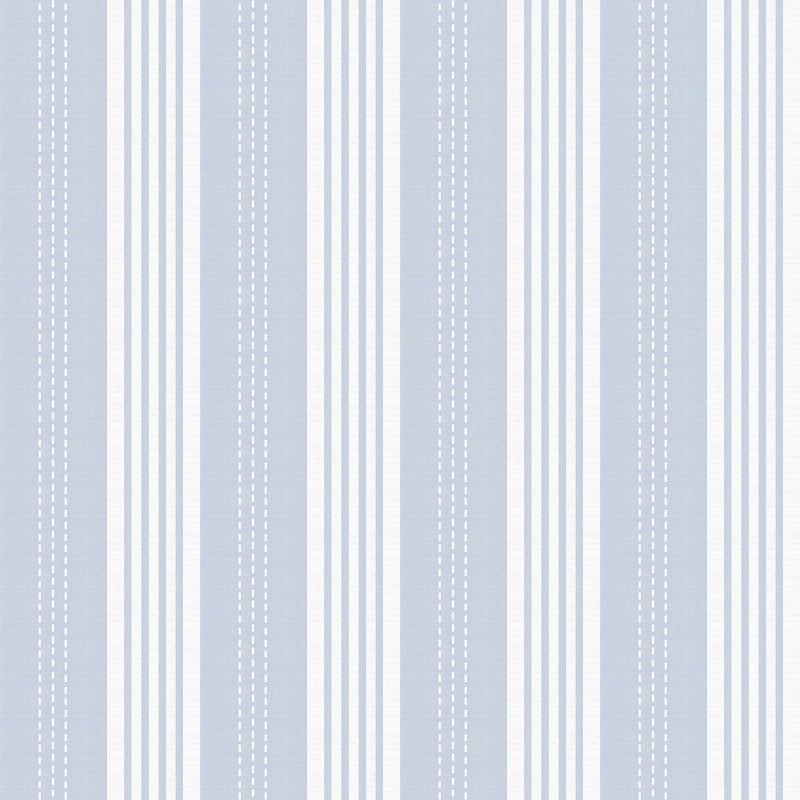 Cottage Stripe Peel and Stick Mural Peel and Stick Mural 750 Home Mural Chambray 