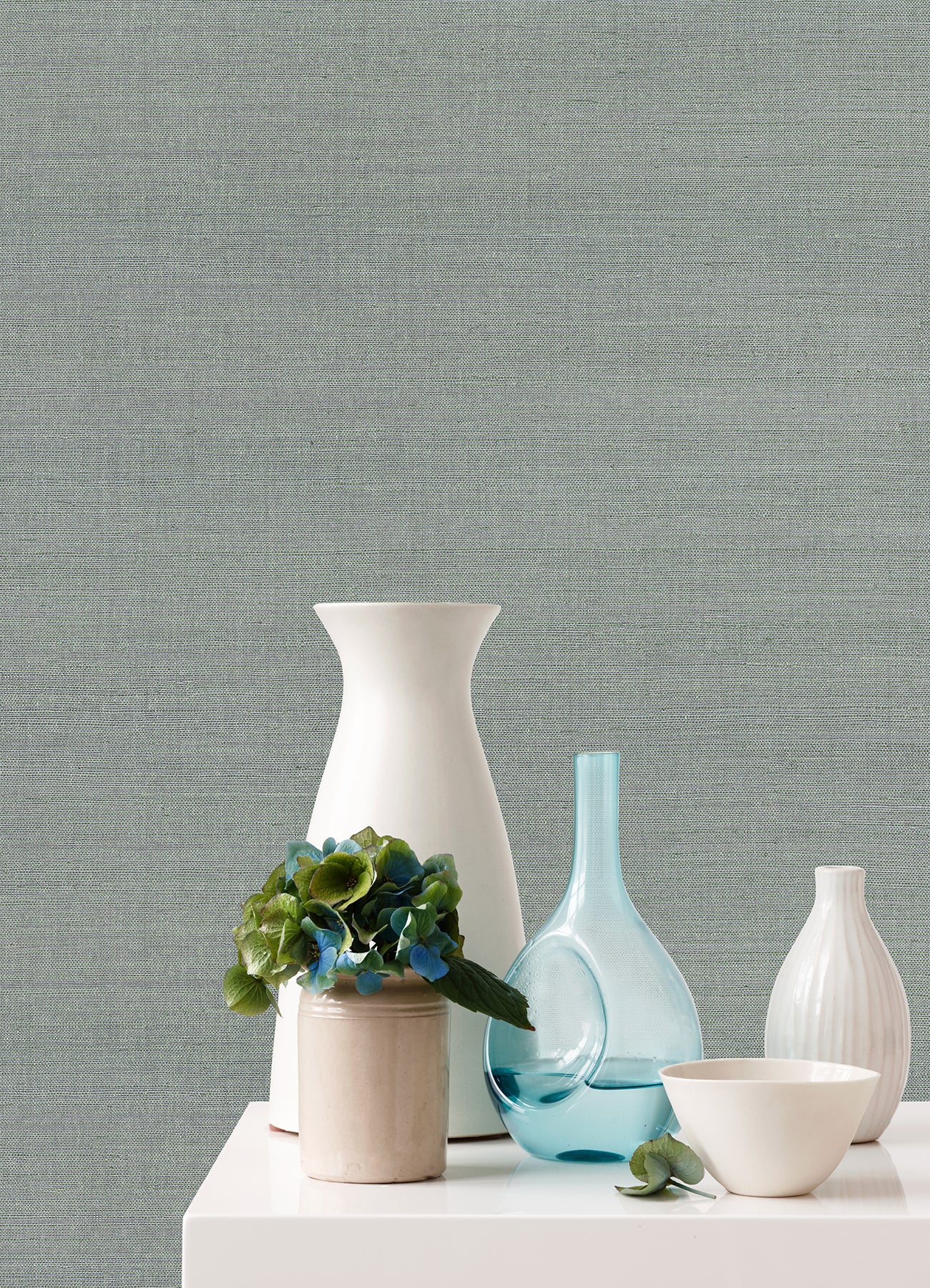 Zhejiang Aquamarine Grasscloth Wallpaper – York Wallcoverings