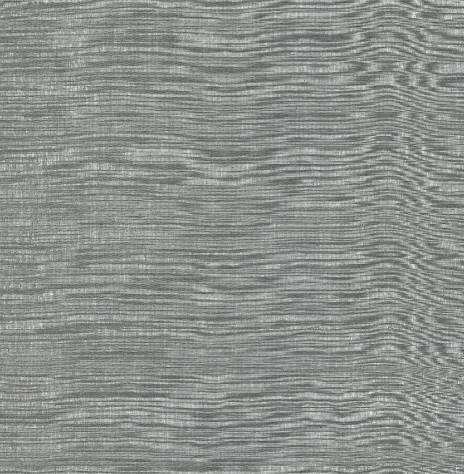 Sakiya Neutral Grasscloth Wallpaper Wallpaper A-Street Prints Double Roll Slate 