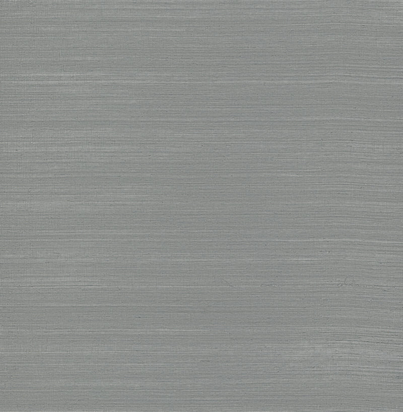 Sakiya Neutral Grasscloth Wallpaper Wallpaper A-Street Prints Double Roll Slate 