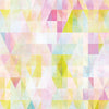 Prismatic Geo Peel and Stick Wallpaper Peel and Stick Wallpaper RoomMates Roll Multicolored 