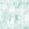 Prismatic Geo Peel and Stick Wallpaper Peel and Stick Wallpaper RoomMates Roll Green 