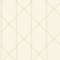 Walcott Light Green Stitched Trellis Wallpaper Wallpaper A-Street Prints Double Roll Cream 