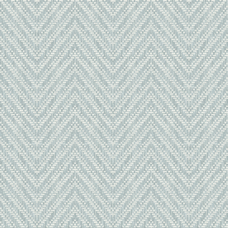 Glynn Lavender Chevron Wallpaper Wallpaper A-Street Prints Double Roll Sky Blue 