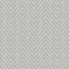 Glynn Lavender Chevron Wallpaper Wallpaper A-Street Prints Double Roll Grey 
