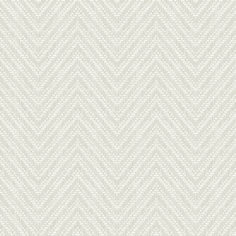 Glynn Lavender Chevron Wallpaper Wallpaper A-Street Prints Double Roll Silver 