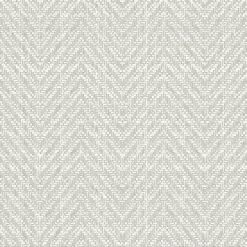 Glynn Lavender Chevron Wallpaper Wallpaper A-Street Prints Double Roll Light Grey 