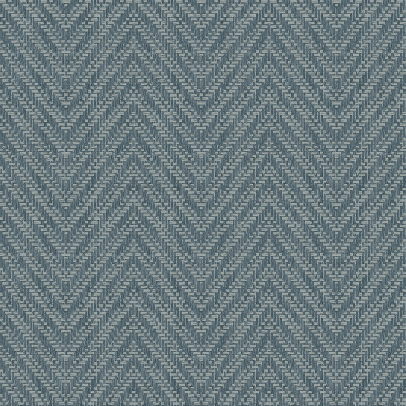 Glynn Lavender Chevron Wallpaper Wallpaper A-Street Prints Double Roll Teal 