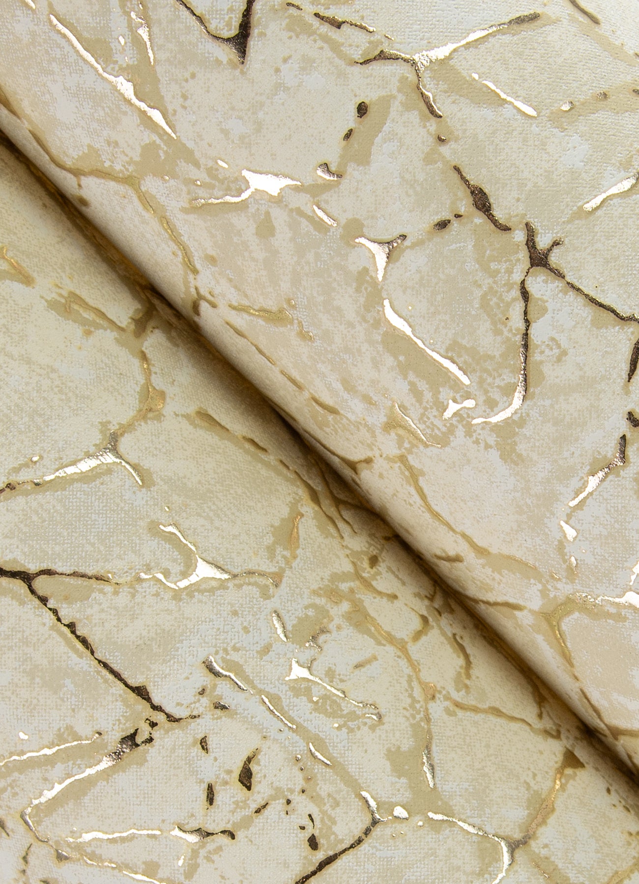 Soma Silver Metallic Crackling Wallpaper Wallpaper A-Street Prints   