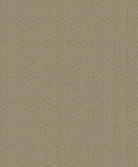 Izarra Copper Geometric Block Wallpaper Wallpaper A-Street Prints Double Roll Copper 