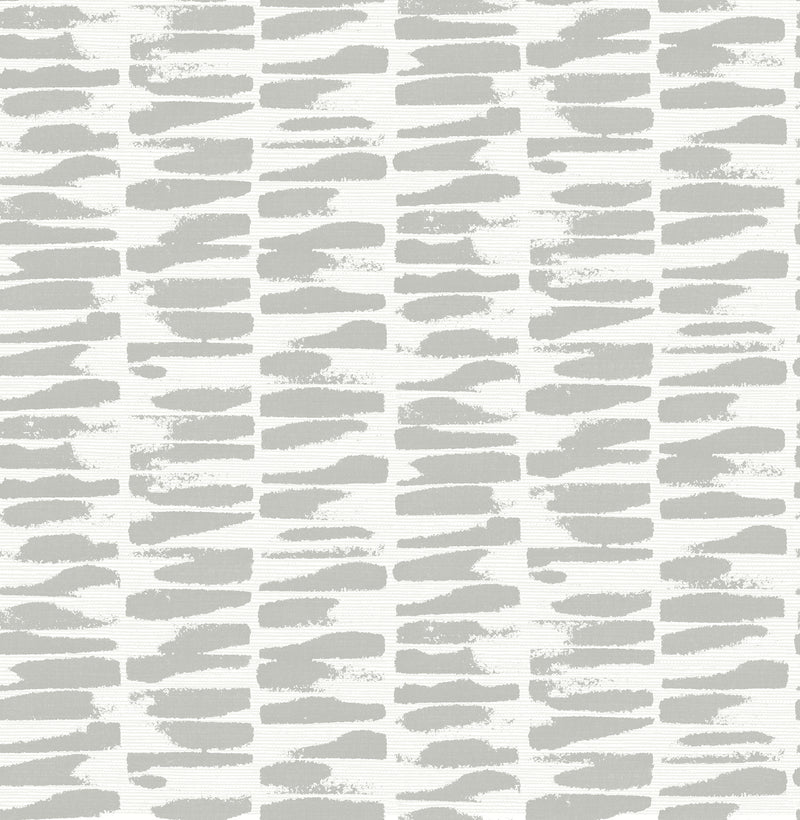 Myrtle Black Abstract Stripe Wallpaper Wallpaper A-Street Prints Double Roll Grey 