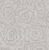 Periwinkle Blue Textured Floral Wallpaper Wallpaper A-Street Prints Double Roll Sterling 