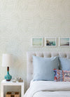 Helene Sage Geometric Lines Wallpaper Wallpaper A-Street Prints   