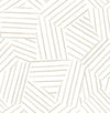 Helene Sage Geometric Lines Wallpaper Wallpaper A-Street Prints Double Roll Taupe 