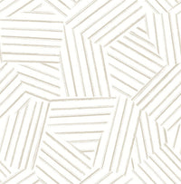 Helene Sage Geometric Lines Wallpaper Wallpaper A-Street Prints Double Roll Taupe 