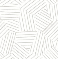 Helene Sage Geometric Lines Wallpaper Wallpaper A-Street Prints Double Roll Pewter 