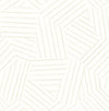 Helene Sage Geometric Lines Wallpaper Wallpaper A-Street Prints Double Roll Pearl 