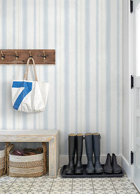 Alena Light Grey Soft Stripe Wallpaper Wallpaper A-Street Prints   