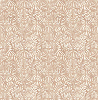 Elma Honey Fiddlehead Wallpaper Wallpaper A-Street Prints Double Roll Rust 