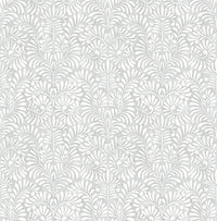 Elma Honey Fiddlehead Wallpaper Wallpaper A-Street Prints Double Roll Sterling 