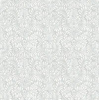 Elma Honey Fiddlehead Wallpaper Wallpaper A-Street Prints Double Roll Sterling 