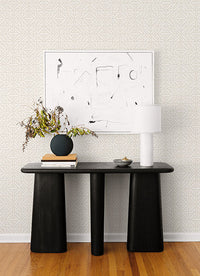 Hesper Green Geometric Wallpaper Wallpaper A-Street Prints   