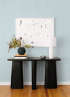 Hesper Green Geometric Wallpaper Wallpaper A-Street Prints   