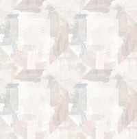 Perrin Light Grey Gem Geometric Wallpaper Wallpaper A-Street Prints Double Roll Lavender 