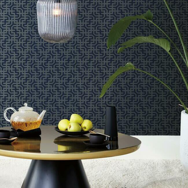 Dynastic Lattice Wallpaper Wallpaper Ronald Redding Designs   