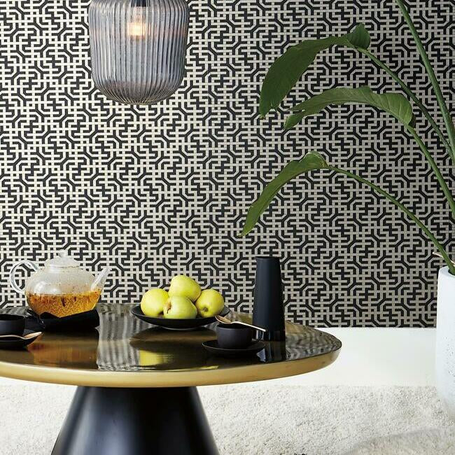 Dynastic Lattice Wallpaper Wallpaper Ronald Redding Designs   