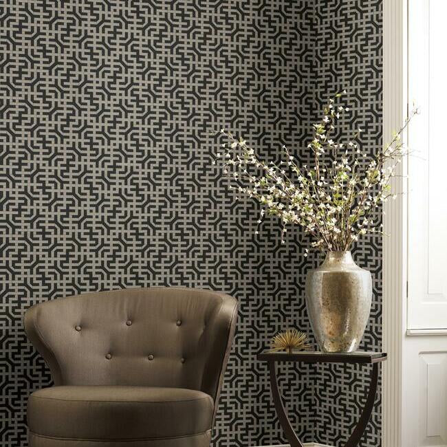 Dynastic Lattice Wallpaper Wallpaper Ronald Redding Designs   
