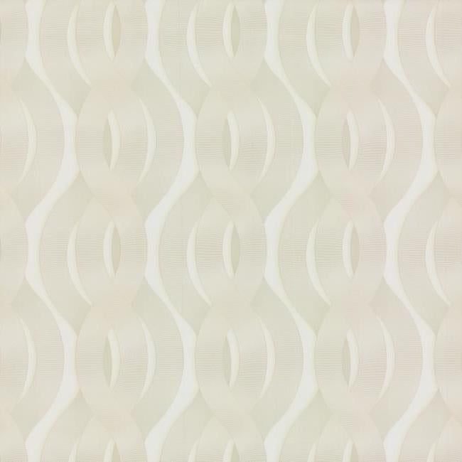 Nexus Wallpaper Wallpaper York Double Roll White/Cream 